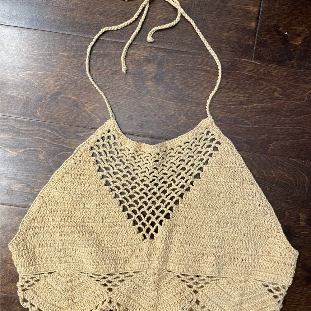Cotton:On Crochet Halter Top